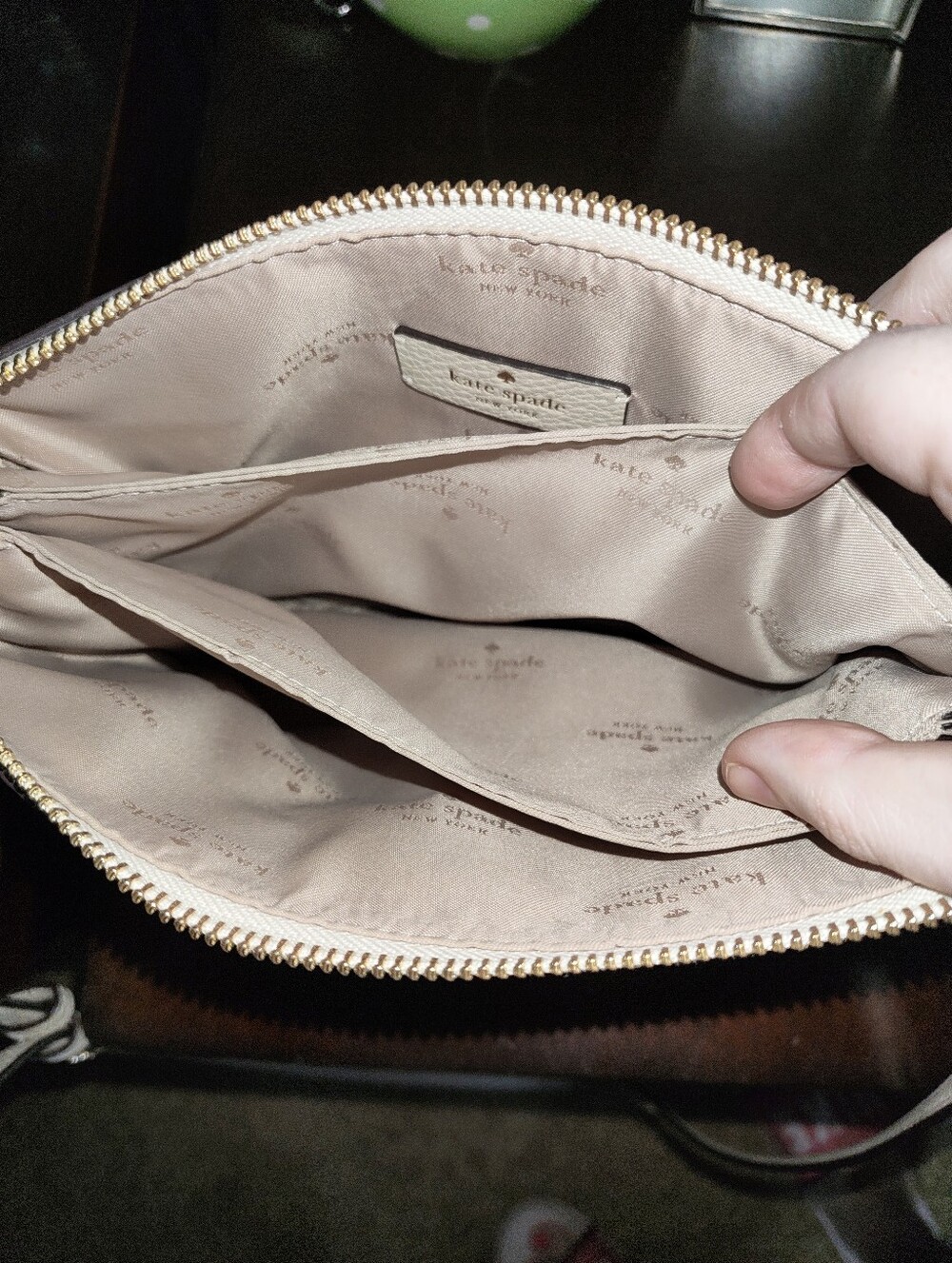 kate spade Two-Tone Cream Crossbody Bag - Picture 3 of 5